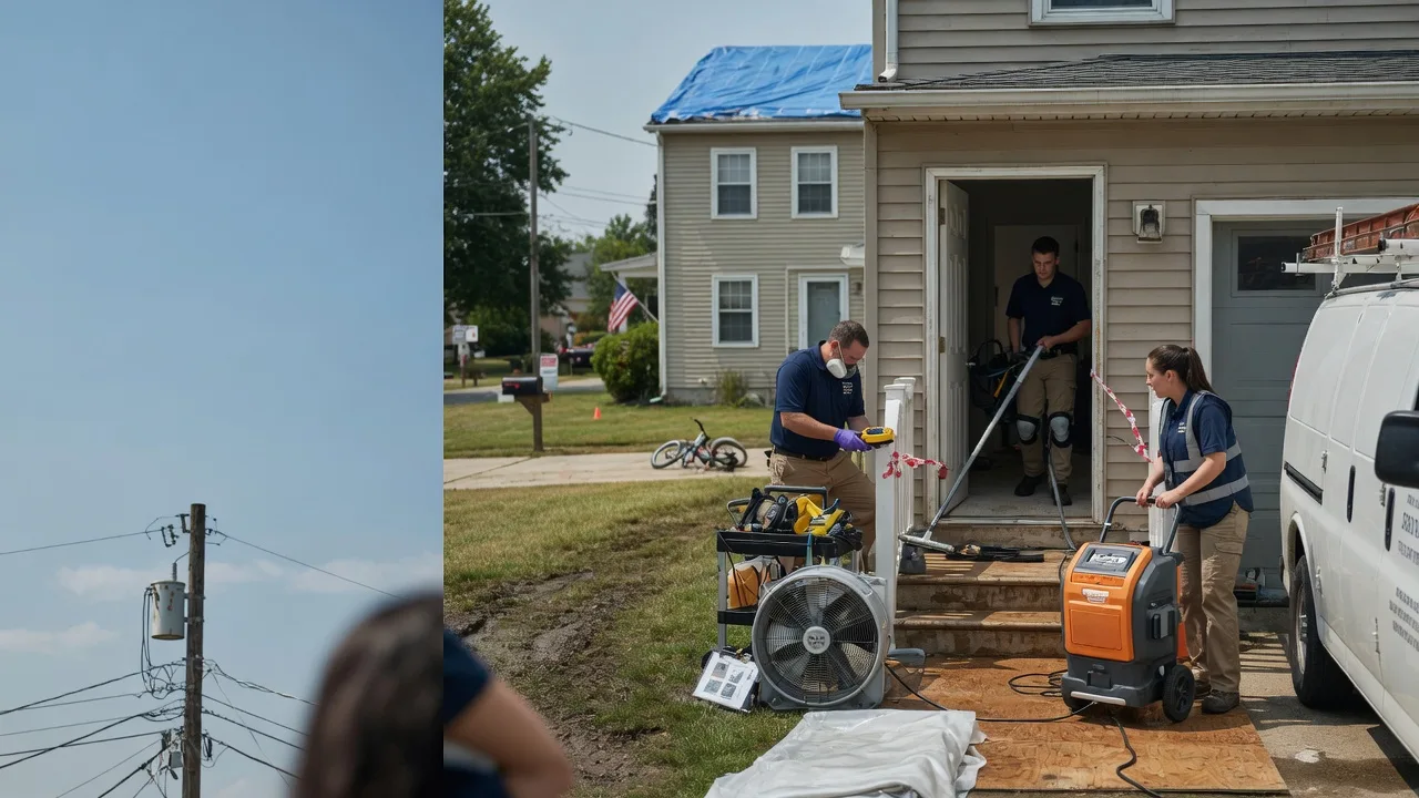 Water Damage Repair in Remington, IN near me